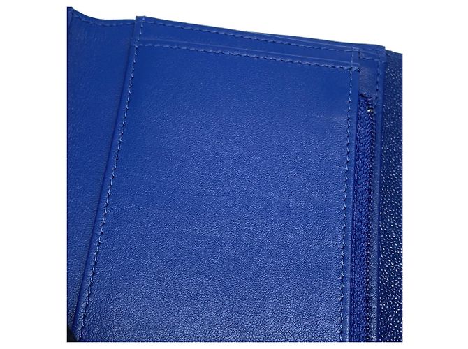 Chanel Boy Tri-fold Wallet Blau - Ansicht 9