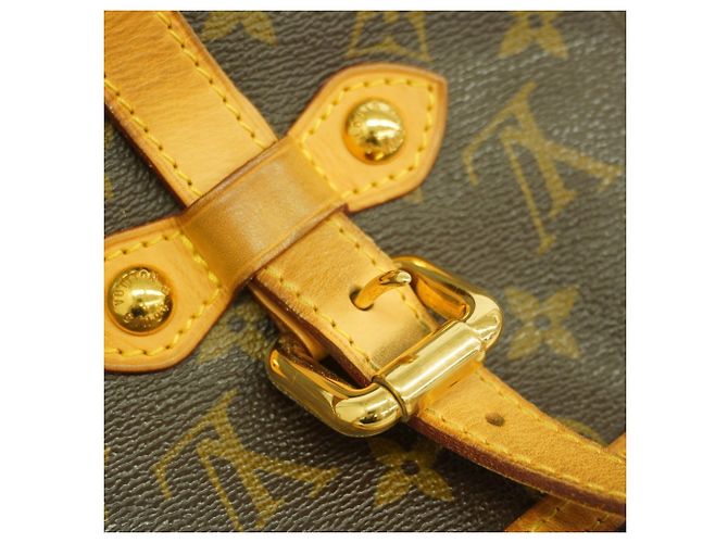Borsa Louis Vuitton Monogram Palermo GM Marrone - vista 11
