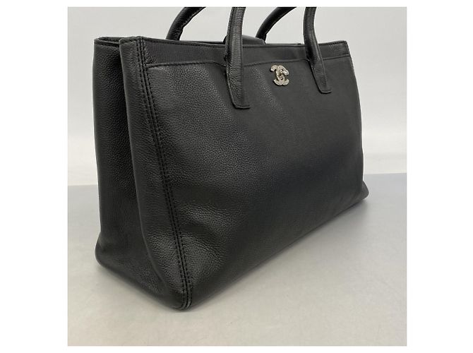 Chanel Executive Leder-Tote Bag Schwarz - Ansicht 2