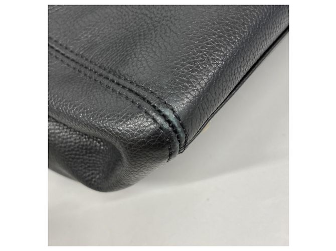 Chanel Executive Leder-Tote Bag Schwarz - Ansicht 6