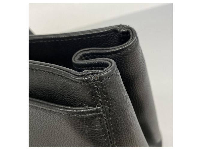 Chanel Executive Leder-Tote Bag Schwarz - Ansicht 7