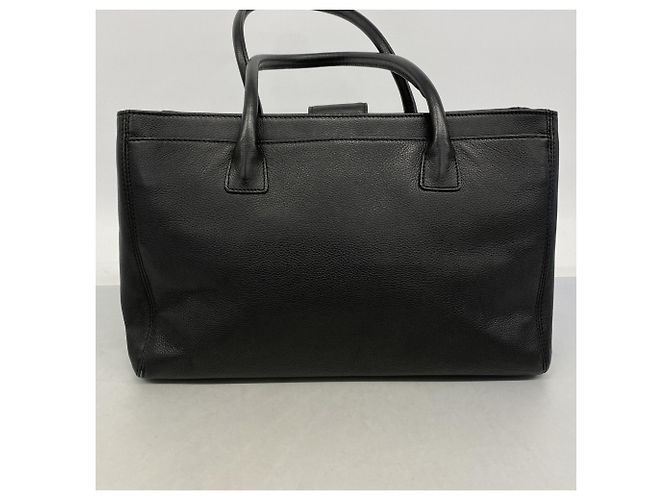 Chanel Executive Leder-Tote Bag Schwarz - Ansicht 9