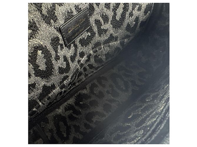 Borsa a tracolla Christian Dior 30 Montaigne Caro Velvet Nero - vista 10