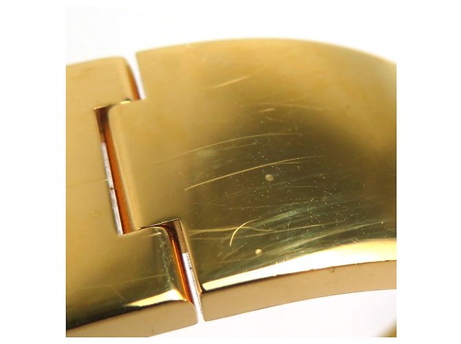 Hermès Hermes HERMES Pulsera Bangle Clic Clack H Dorado Naranja - vista 6