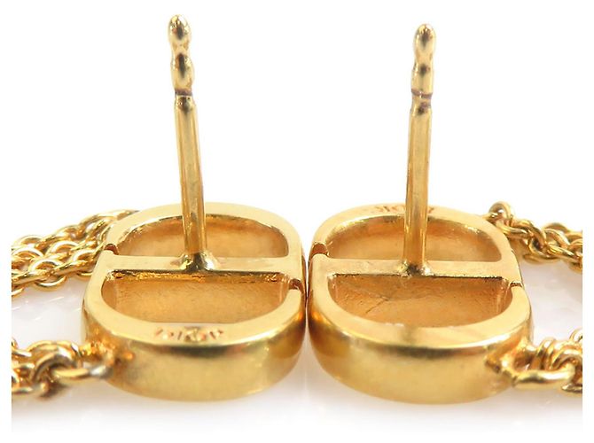Orecchini pendenti Christian Dior in oro D'oro - vista 6