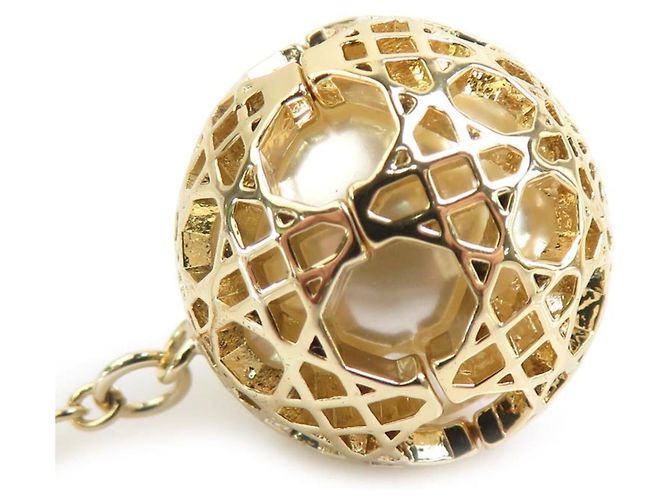 Orecchini pendenti Christian Dior in oro D'oro - vista 4