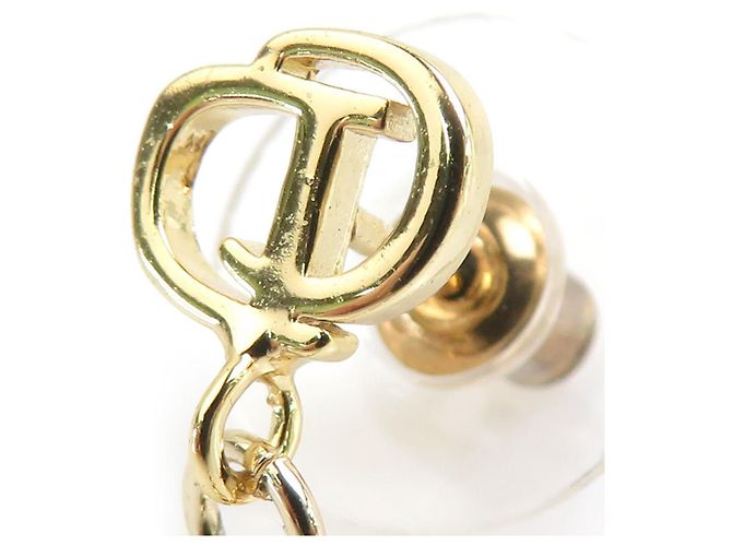Orecchini pendenti Christian Dior in oro D'oro - vista 6