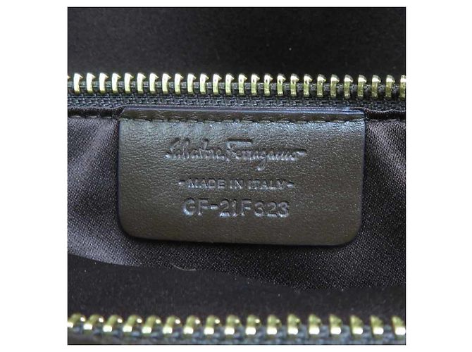 Borsa in scamosciato marrone Salvatore Ferragamo - vista 17
