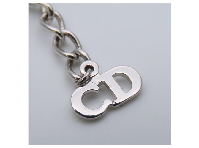 Collana Christian Dior placcata argento - vista 11