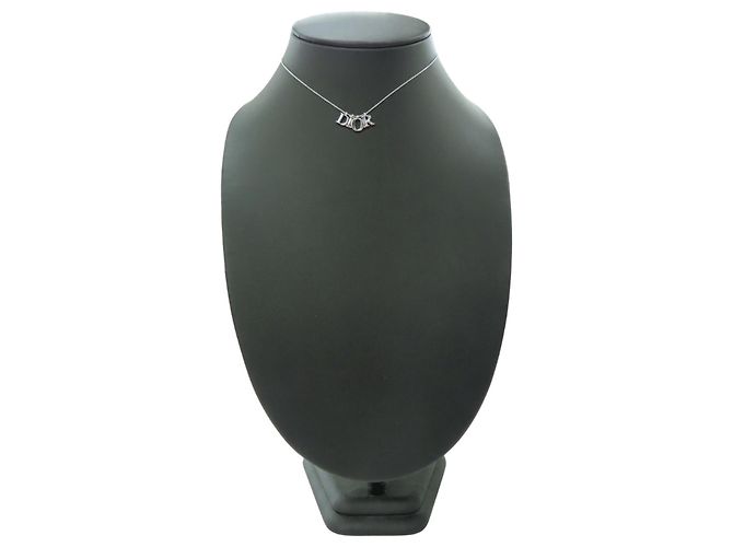 Collana Christian Dior placcata argento - vista 14