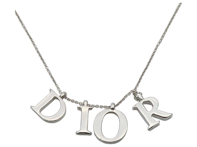 Collana Christian Dior placcata argento - vista 2