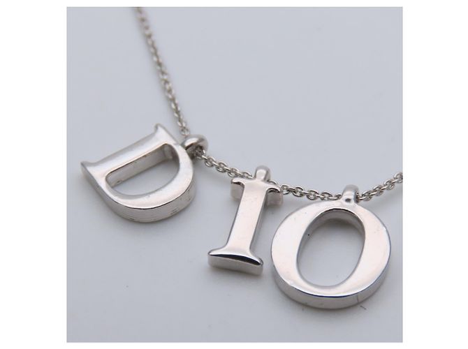 Collana Christian Dior placcata argento - vista 4
