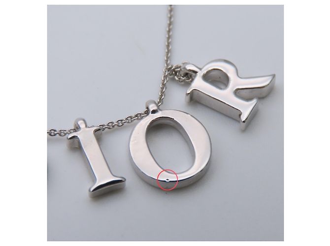 Collana Christian Dior placcata argento - vista 5