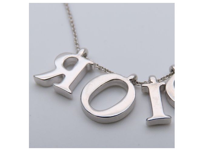 Collana Christian Dior placcata argento - vista 6