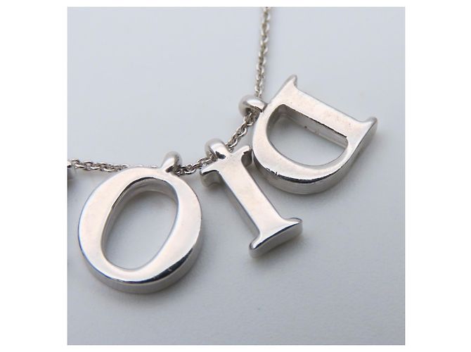 Collana Christian Dior placcata argento - vista 7
