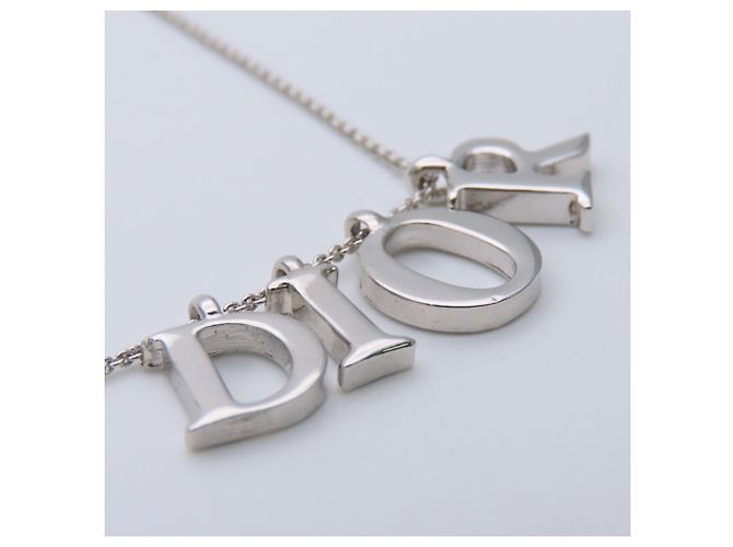 Collana Christian Dior placcata argento - vista 8
