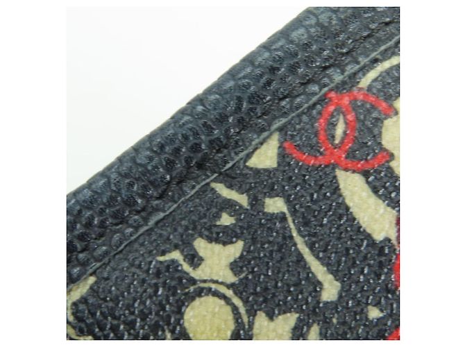 Borsa Tote Chanel Coco Travel Nero Bianco Rosso - vista 11