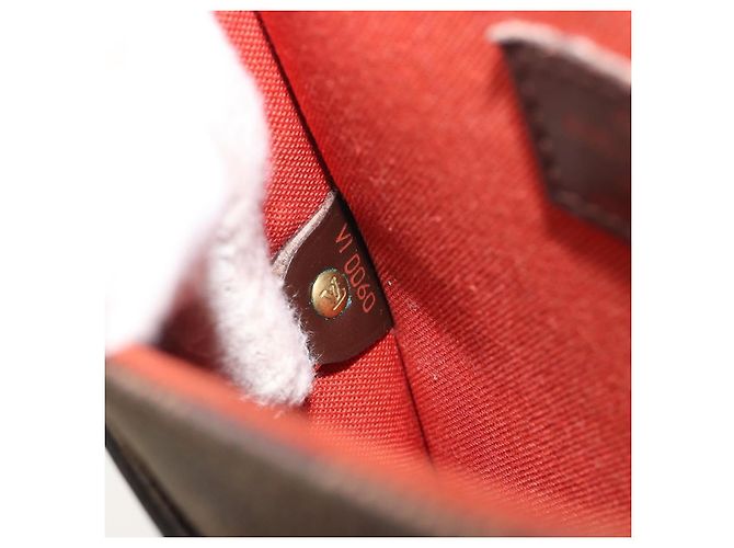 Louis Vuitton Portobello Messenger Damier Ebene Marrone - vista 7