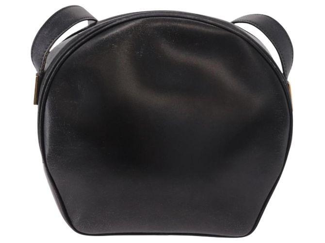 Céline Celine Vintage Circle Logo Pelle Small Nero - vista 2