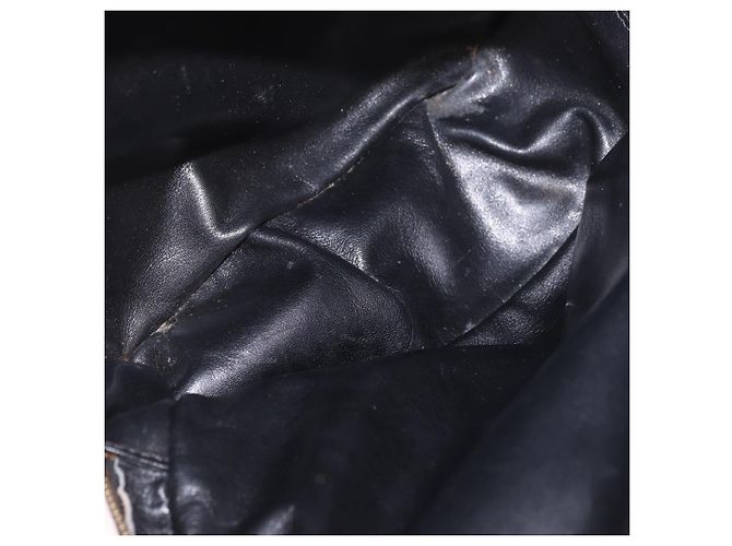 Céline Celine Vintage Circle Logo Pelle Small Nero - vista 6