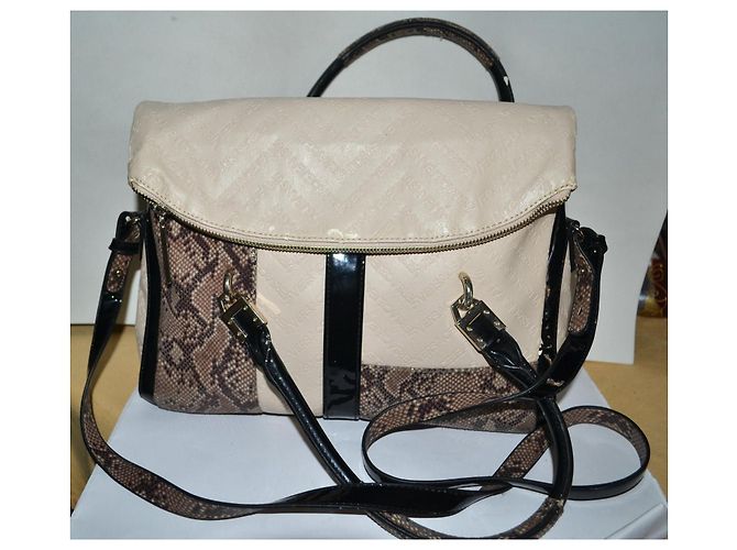 Versace Jeans Couture Borsa a tracolla Versace Jeans Marrone Nero Beige - vista 2