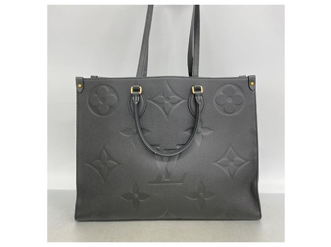 Borsa Tote Louis Vuitton Monogram Empreinte OnTheGo GM Nero - vista 10
