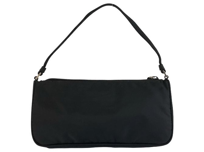 Borsa a mano e pochette accessorio in Nylon Tessuto Prada Nero - vista 2