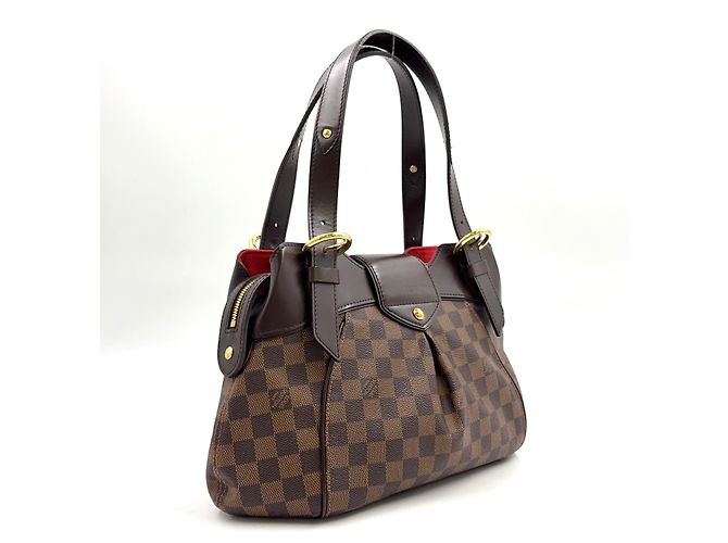 Borsa Louis Vuitton Sistina PM Damier Marrone - vista 2