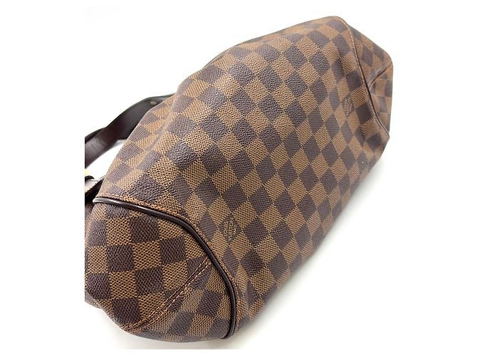 Borsa Louis Vuitton Sistina PM Damier Marrone - vista 5
