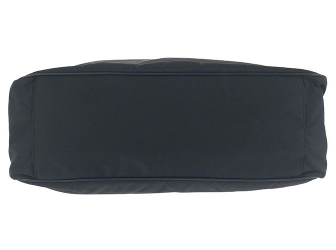 Pasta Executiva de Nylon e Couro Prada Preto - vista 10