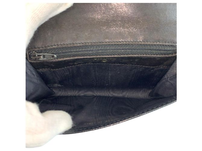 Cartera compacta de cuero Chanel Coco Mark Negro - vista 5