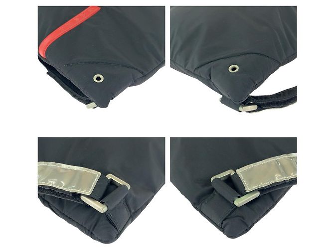 Prada Nylon Rucksack Schwarz mit silberner Hardware - Ansicht 3