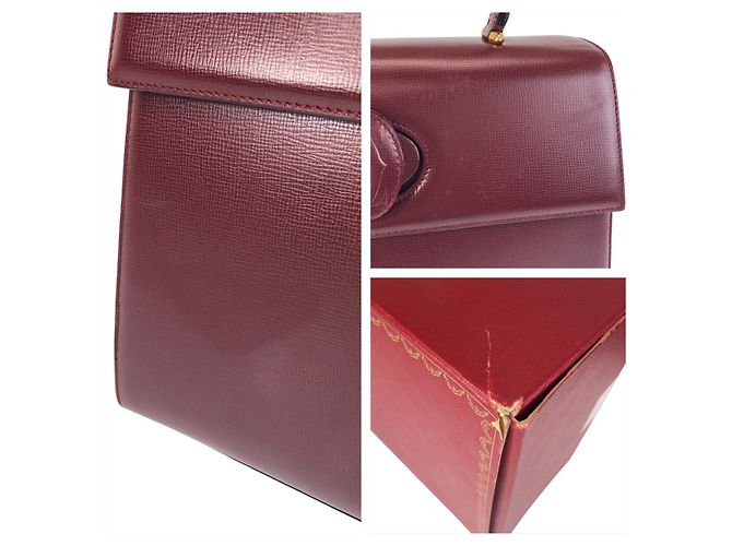 Borsa Cartier Leather Must Line Marrone - vista 5