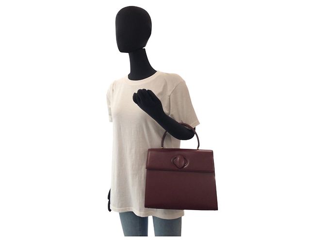 Borsa Cartier Leather Must Line Marrone - vista 7