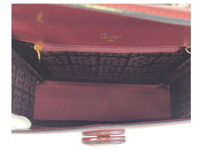 Borsa Cartier Leather Must Line Marrone - vista 9