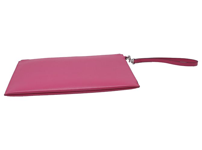 Portatabâlet Saint Laurent in pelle rosa Nero - vista 4