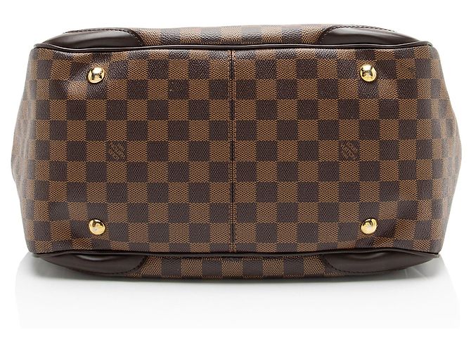 Borsa a tracolla Louis Vuitton Damier Ebene Verona GM Marrone - vista 4