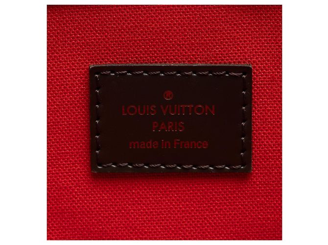 Borsa a tracolla Louis Vuitton Damier Ebene Verona GM Marrone - vista 8