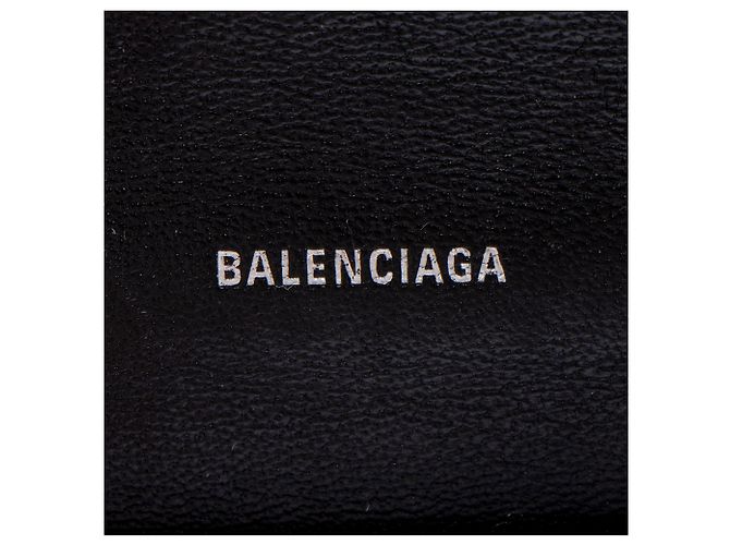 Portacellulare Balenciaga BB con stampa coccodrillo e catena Schwarz - Ansicht 8