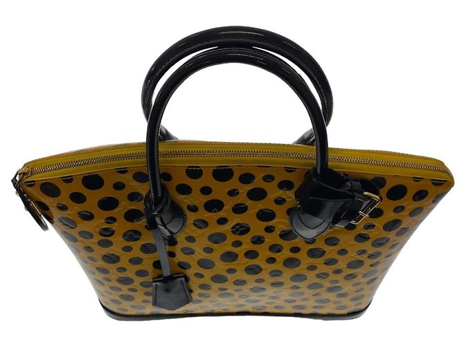 Louis Vuitton Lockit MM Patent Leather Tote Gelb - Ansicht 6