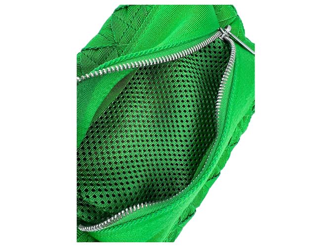 Bolso bandolera Bottega Veneta Intrecciato Green Webbing Verde - vista 10