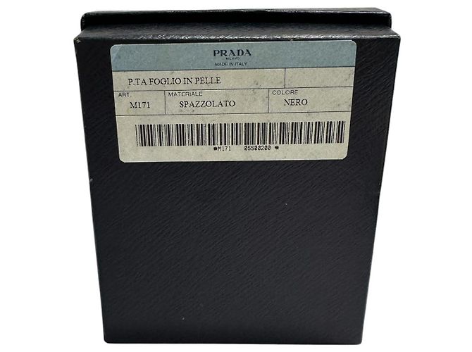 Monedero de esmalte negro Prada - vista 7