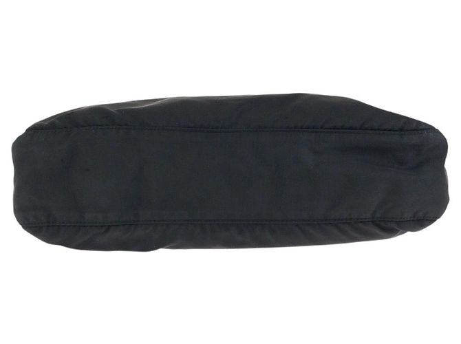 Borsa Messenger Prada Nylon Tessuto Triangle Logo Nero - vista 10
