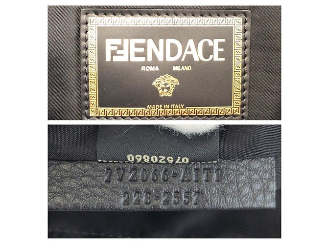 Fendi Nylon-Rucksack Schwarz - Ansicht 4