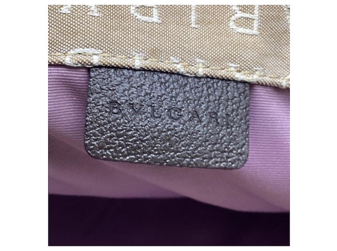 Bulgari Bvlgari Logo Mania Tote aus beigefarbenem Canvas - Ansicht 8