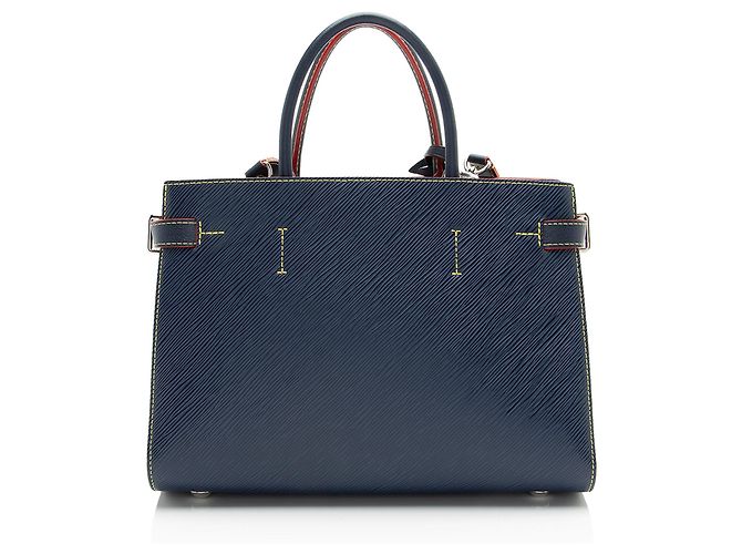 Louis Vuitton Epi Leather Twist Tote Blau - Ansicht 3