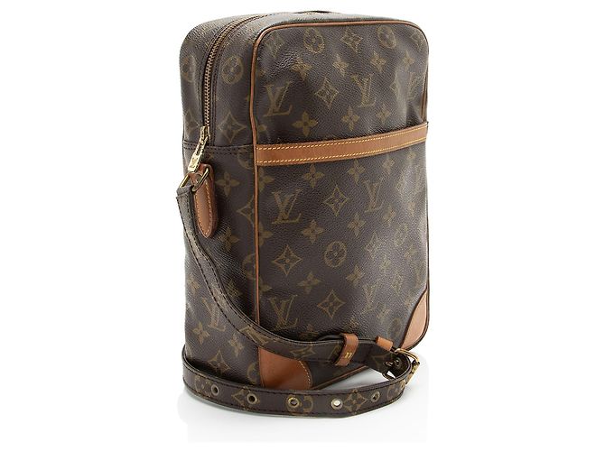 Louis Vuitton Vintage Monogram Canvas Danube MM Schultertasche Braun - Ansicht 2
