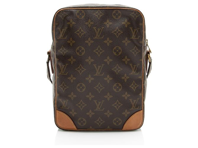 Louis Vuitton Vintage Monogram Canvas Danube MM Schultertasche Braun - Ansicht 3