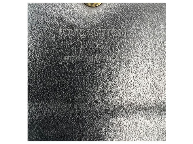 Portafoglio Louis Vuitton Sarah Monogram Vernis Stickers Black Limited Edition Nero - vista 6