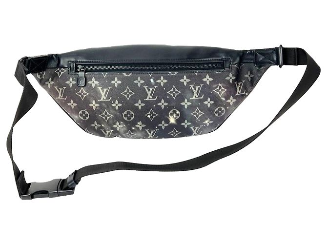 Bumbag Borsa a tracolla Louis Vuitton Monogram Galaxy Discovery da uomo Nero - vista 2
